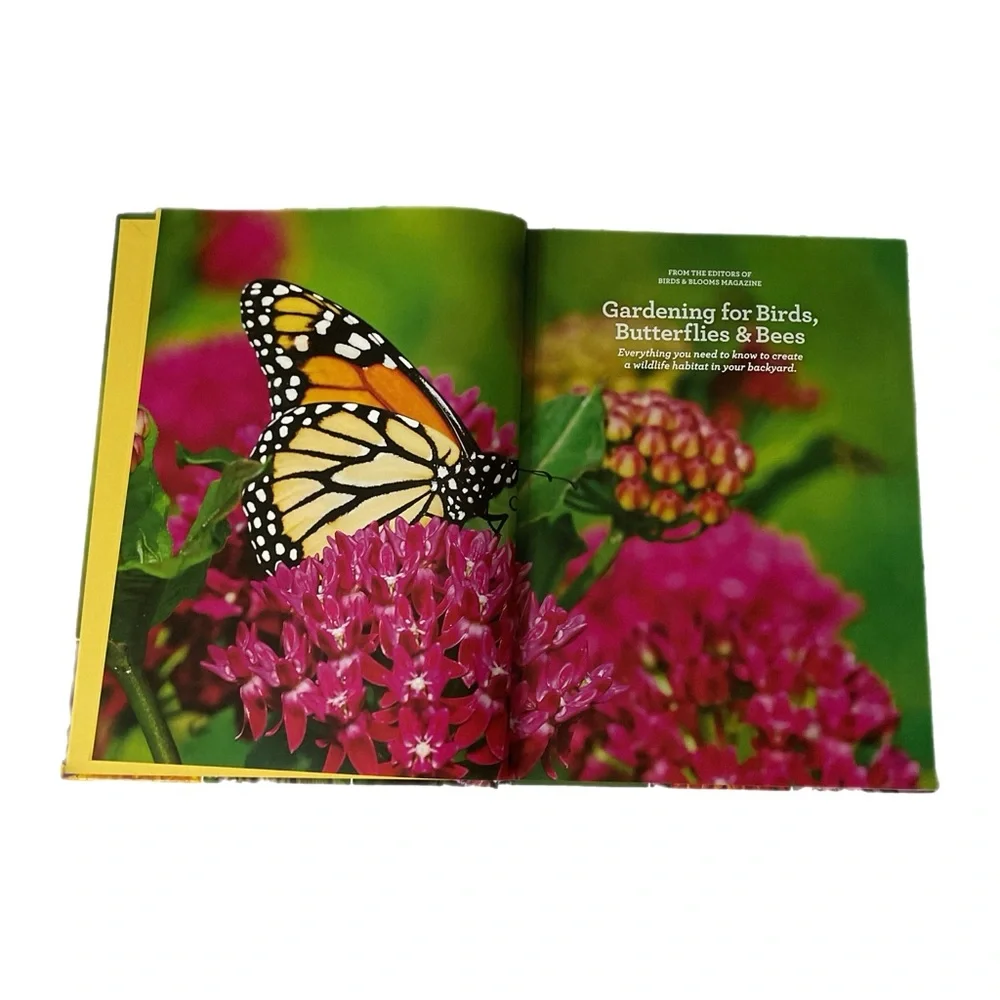 Gardening for Birds, Butterflies & Bees  Coffee Table Book Plant Garden Designs